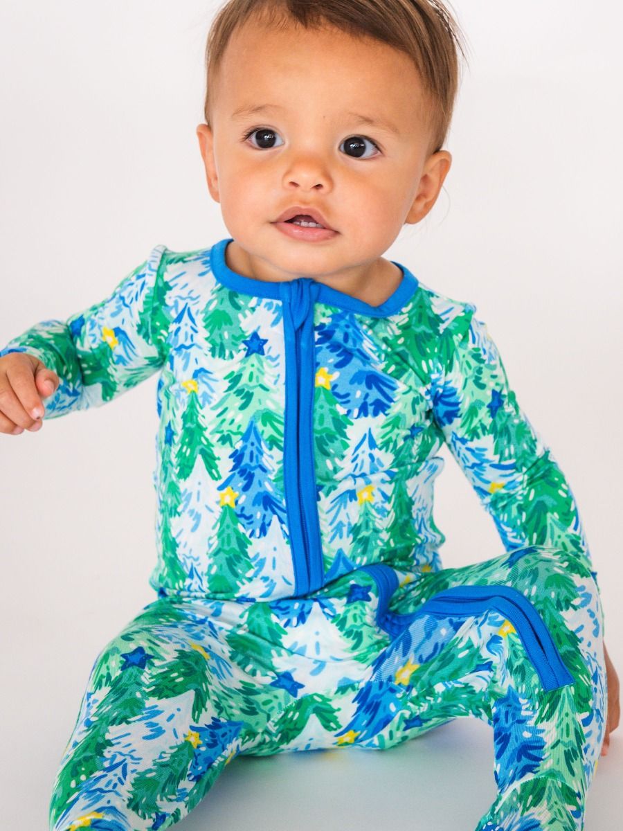 One Piece Footie Pajama, Bamboo Viscose