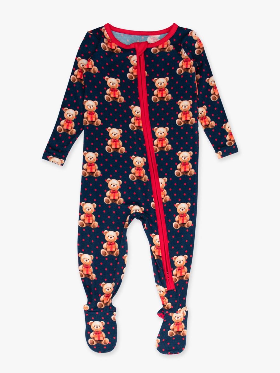 One Piece Footie Pajama, Bamboo Viscose