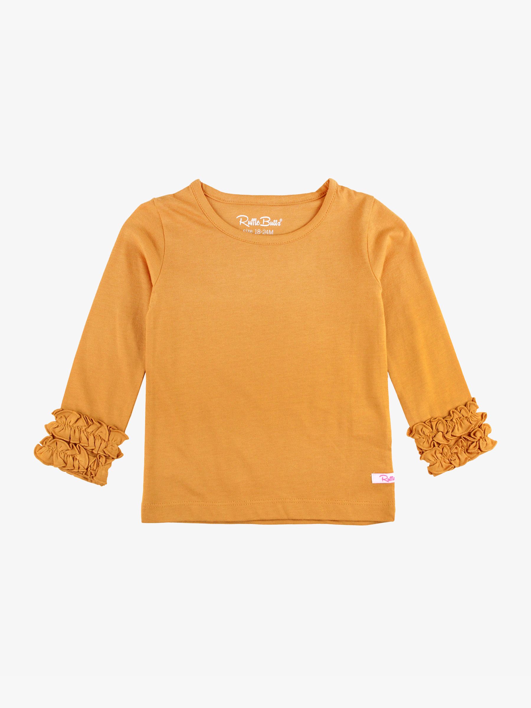 Ruffled Long Sleeve Layering Tee | RuffleButts & RuggedButts