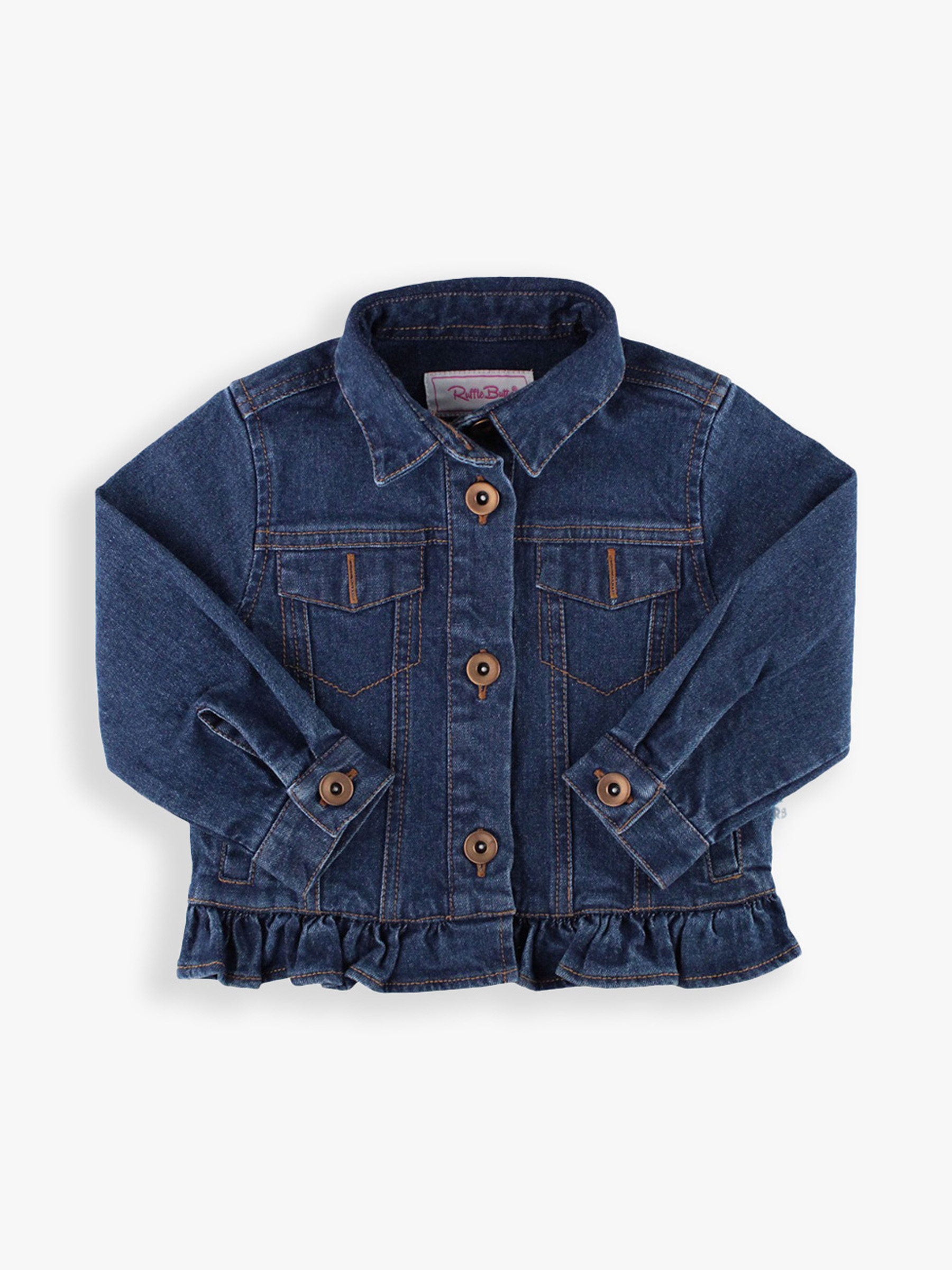 【gw値下げ】MEER. COLLAR RUFFLES DENIM JACKET Buy Mid Blue Denim Frill Jacket (3mths-7yrs) from Next USA