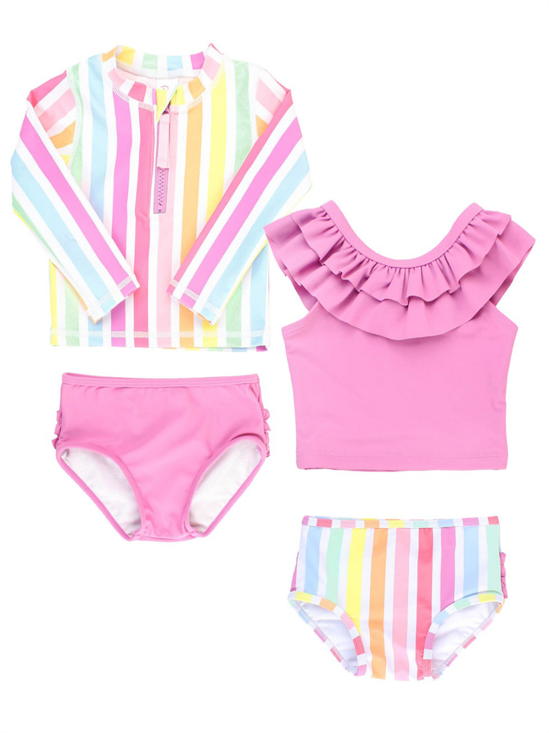 Rainbow Dream Long Sleeve Bikini & Tankini Mix N Match