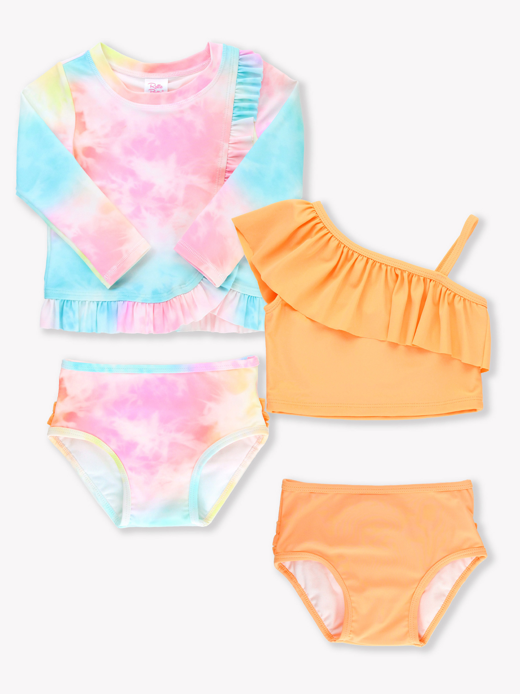 Rainbow Tie Dye LS RG & Tankini Mix N Match