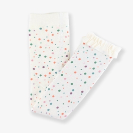 Spotty Dots Patterned Footless Tights