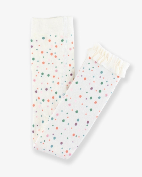 Spotty Dots Patterned Footless Tights