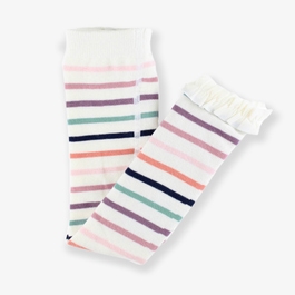 Mellow Rainbow Patterned Footless Tights
