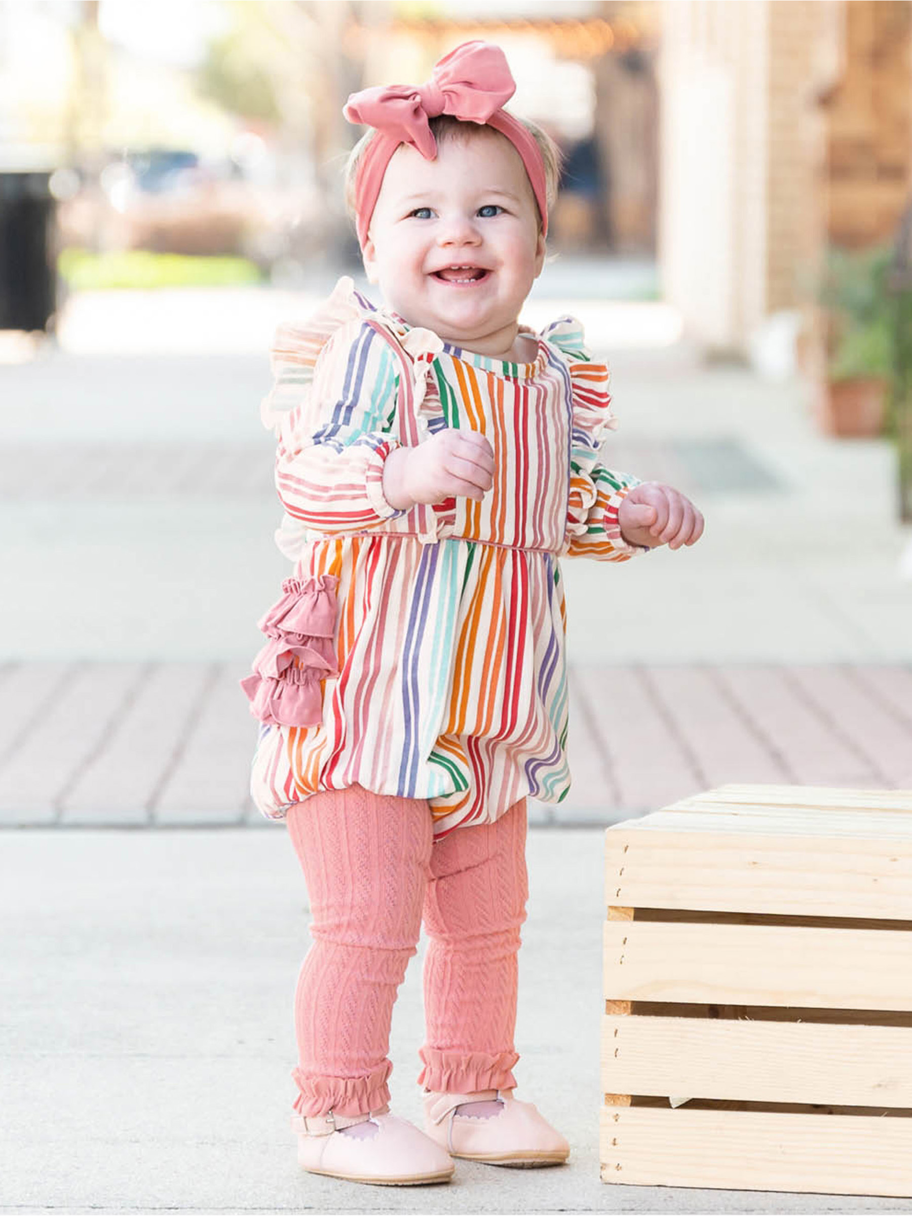 Falling Flora Waterfall Bubble Romper