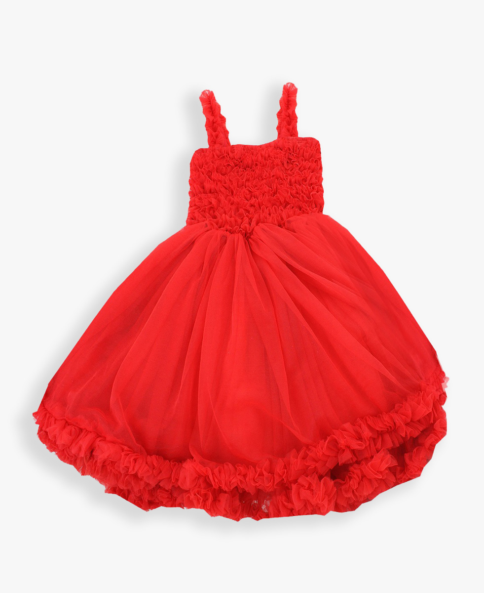 Bright Red Princess Petti Dress