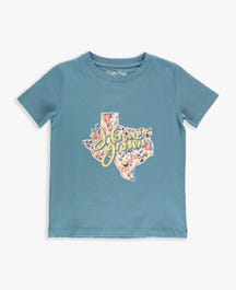 Rufflebutts Dolphin Blue Home Grown Graphic Tee