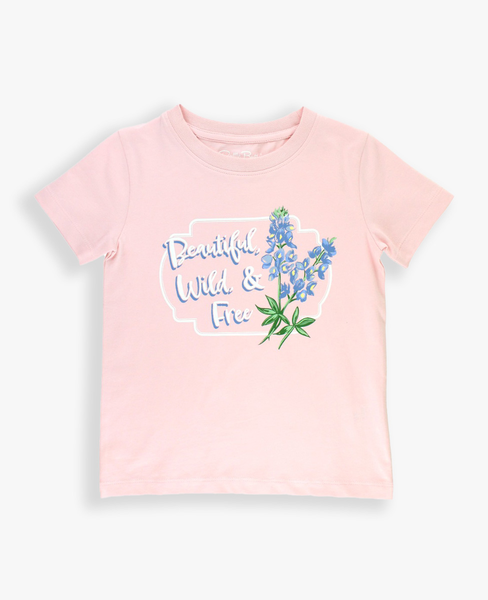 Girls' Pink Texas Graphic Tee