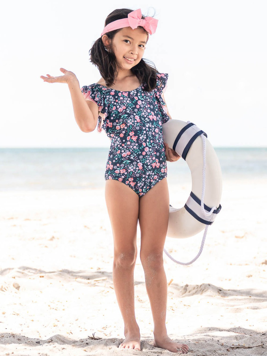 Moonlit Meadow Butterfly Sleeve One Piece
