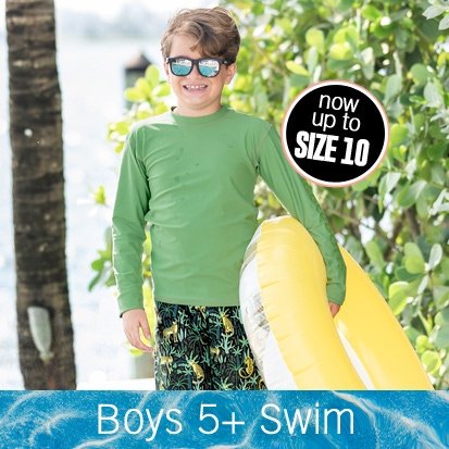 Boys 5+ Swim, now up to size 10
