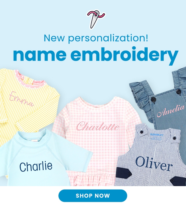 Name Embroidery Now Available