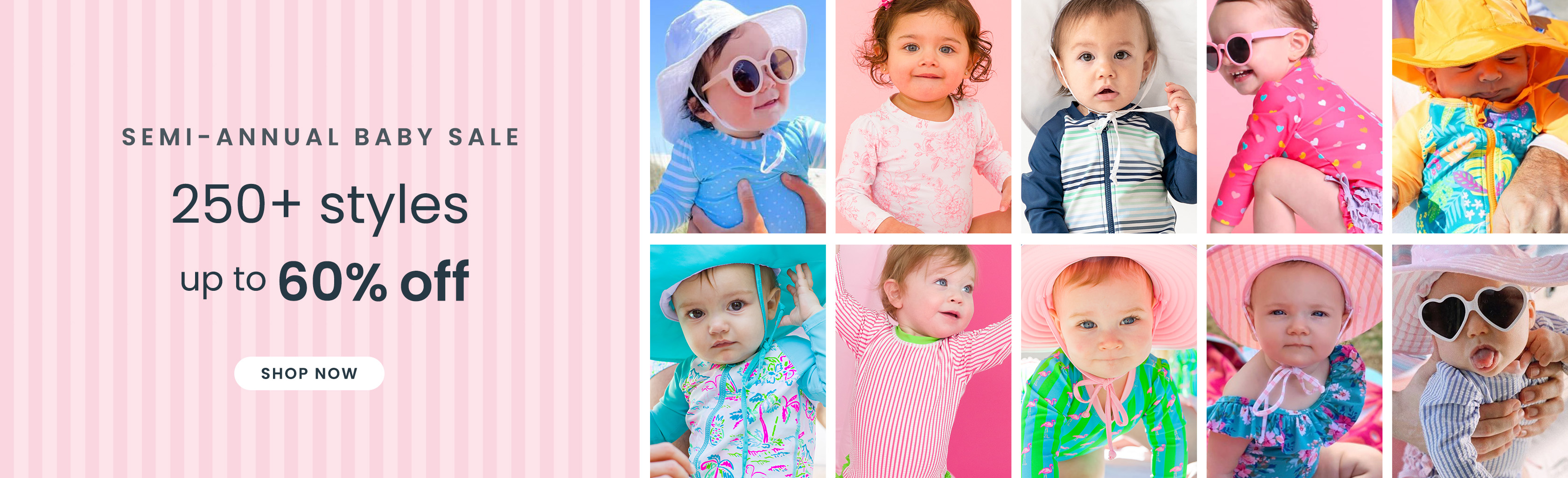Semi Annual Baby Sale Up to 60% Off