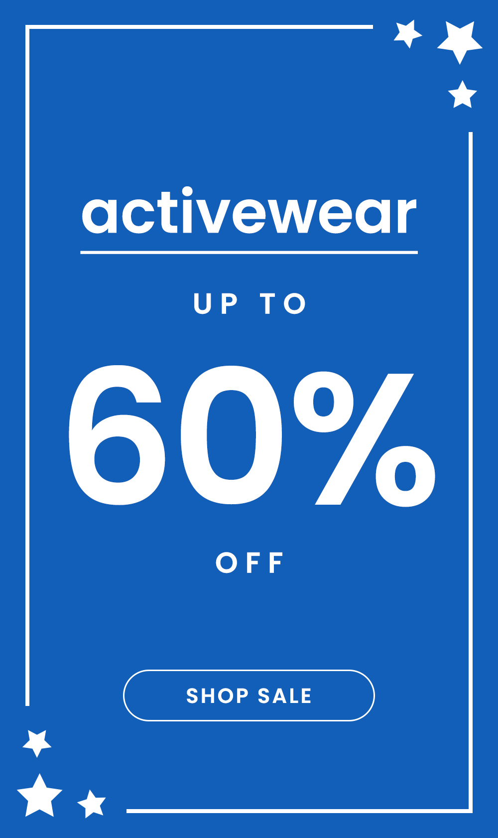Activewear Up to 60% Off