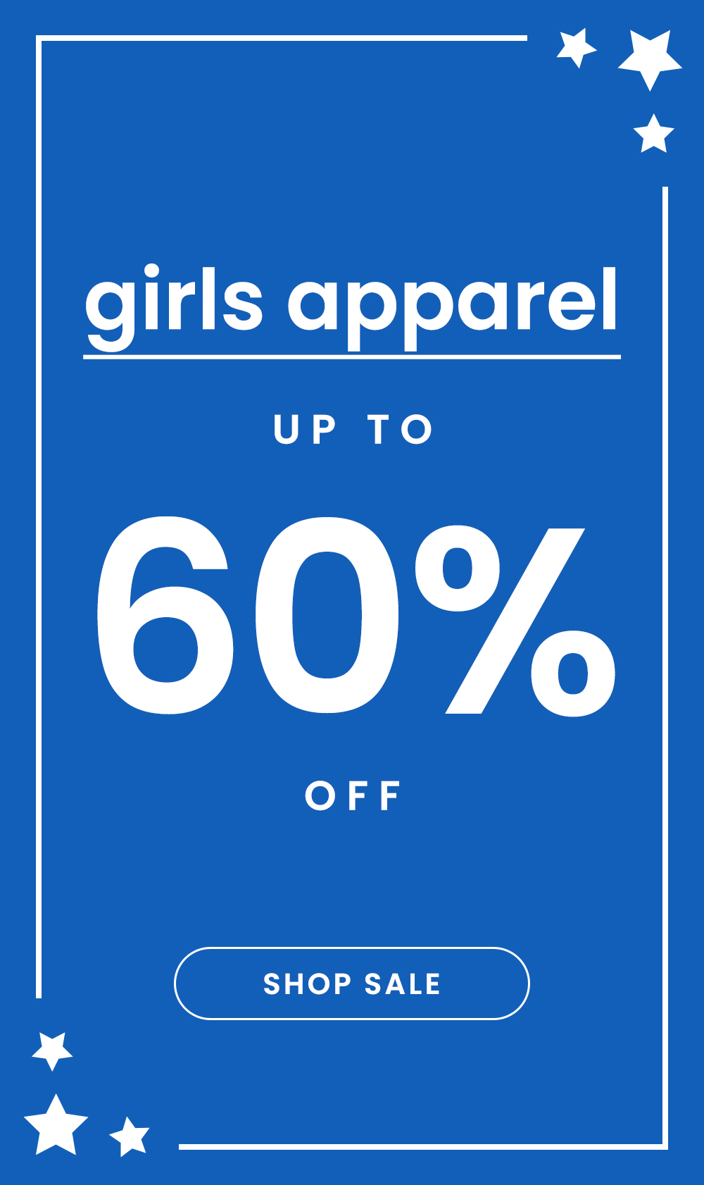 Girls Apparel Up to 60% Off