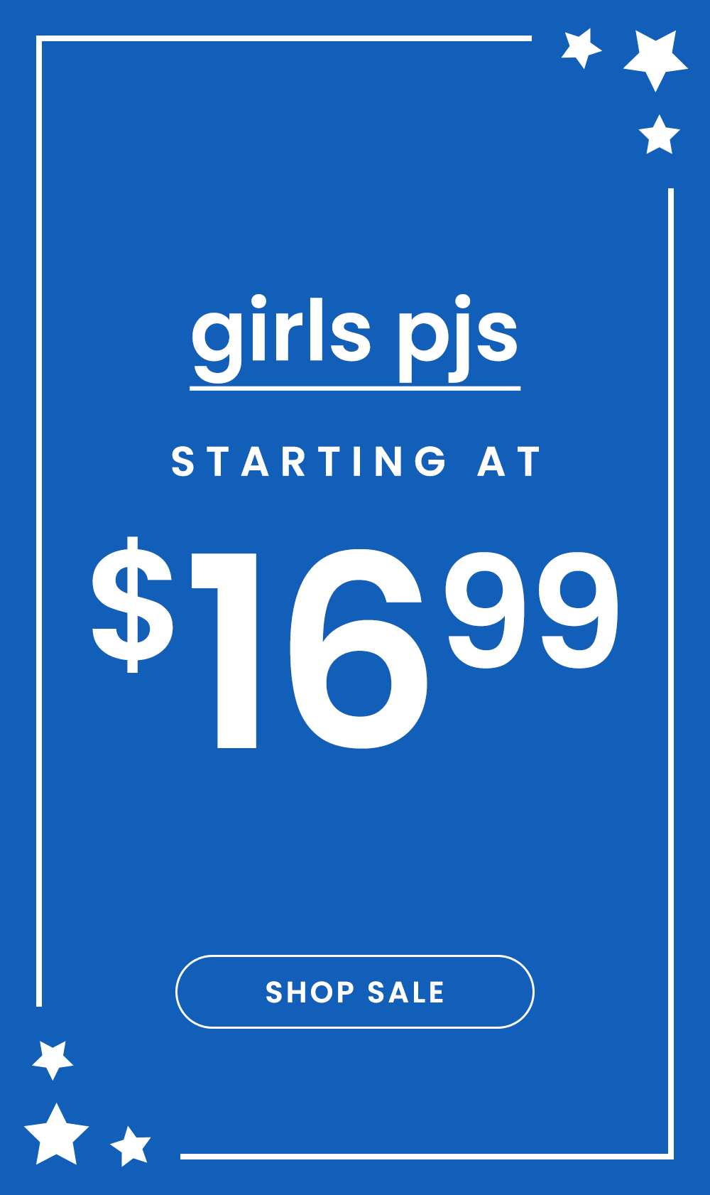 Girls PJs Starting at $16.99