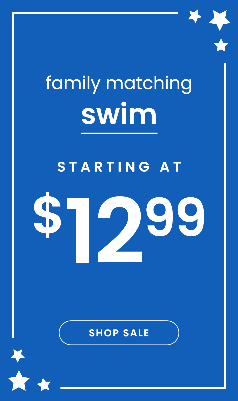 Family Matching Swim Starting at $12.99