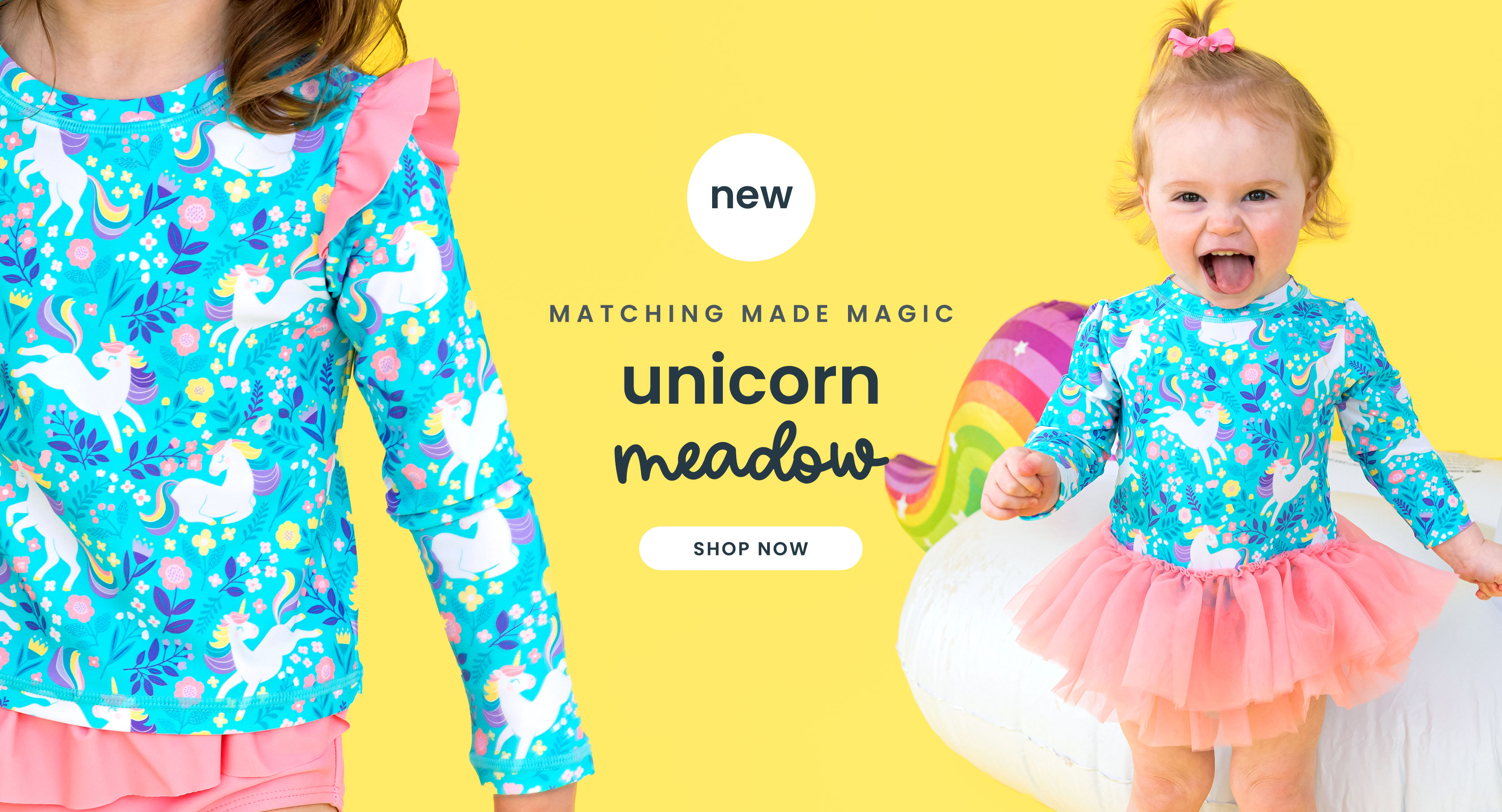 Matching Swim Magic Unicorn Meadow