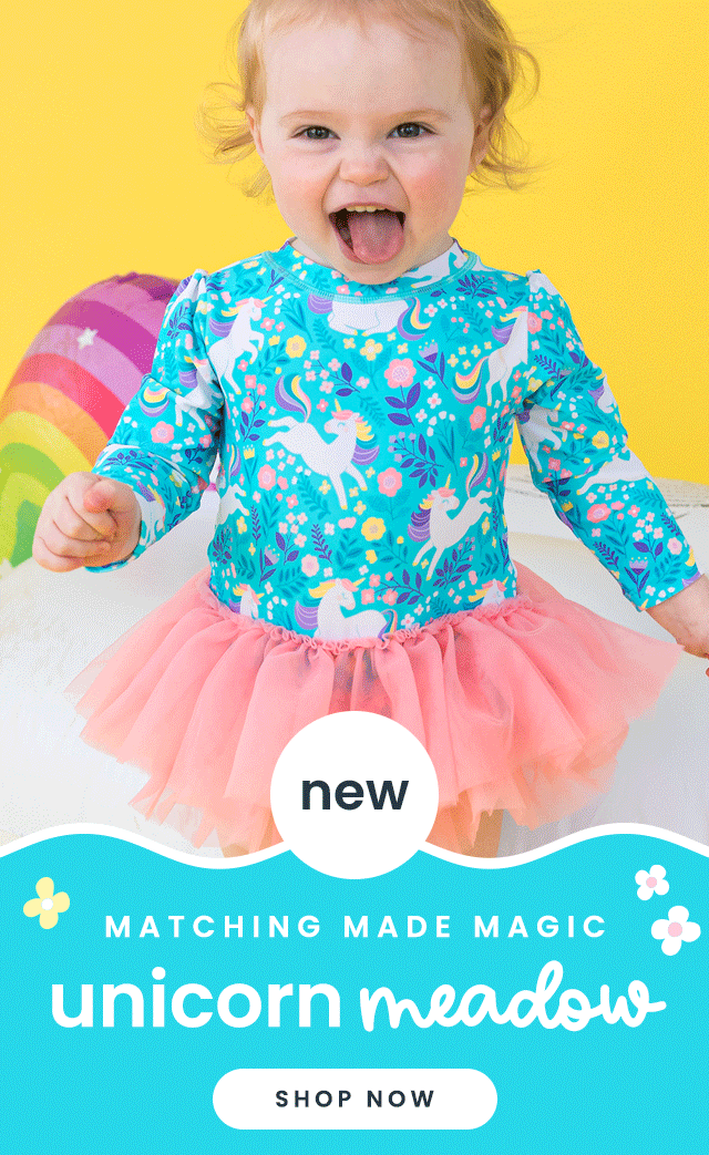 Matching Swim Magic Unicorn Meadow