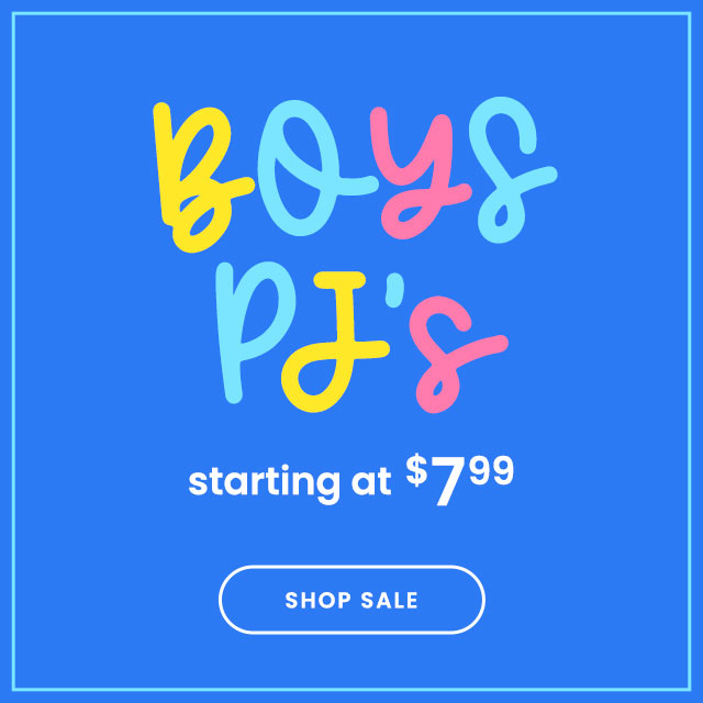 Boys PJs starting at $7.99