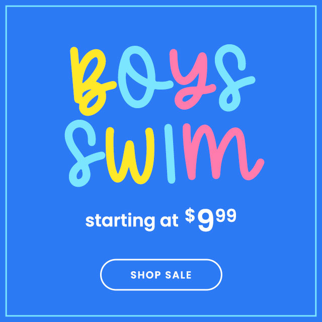 Boys Swim Starting at $9.99
