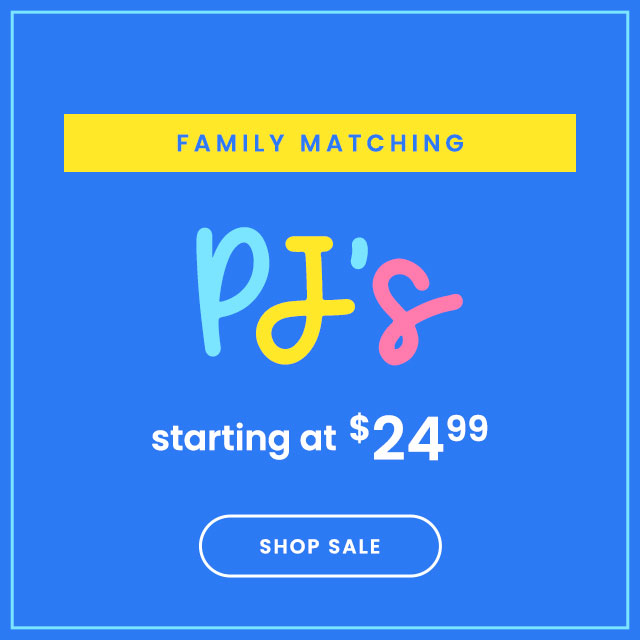 Family Matching Pajamas Starting at $24.99