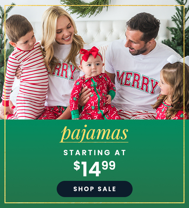 Pajamas Starting at $14.99 - Shop Sale