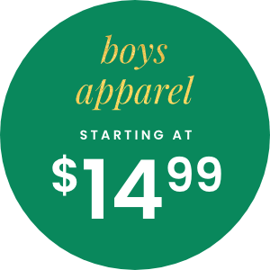 Shop Boys Apparel Starting at $14.99