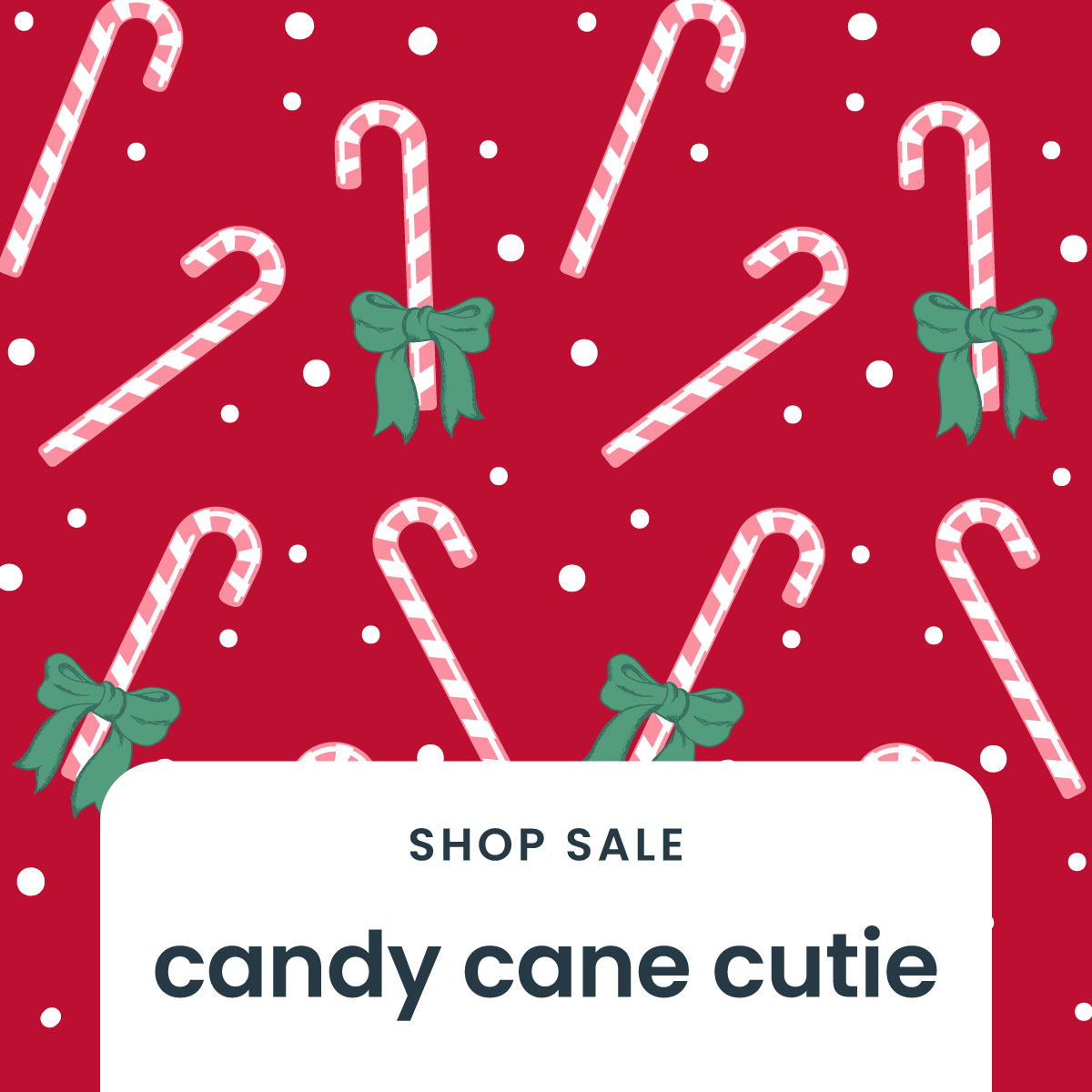 Candy Cane Cutie Christmas Apparel & PJ Print - Shop Now