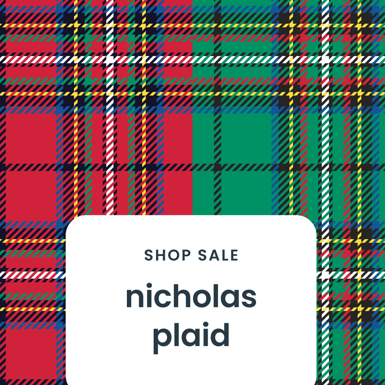 Nicholas Plaid Christmas Apparel & PJ Print - Shop Now