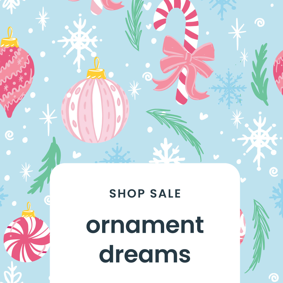 Ornament Dreams Christmas Apparel & PJ Print - Shop Now