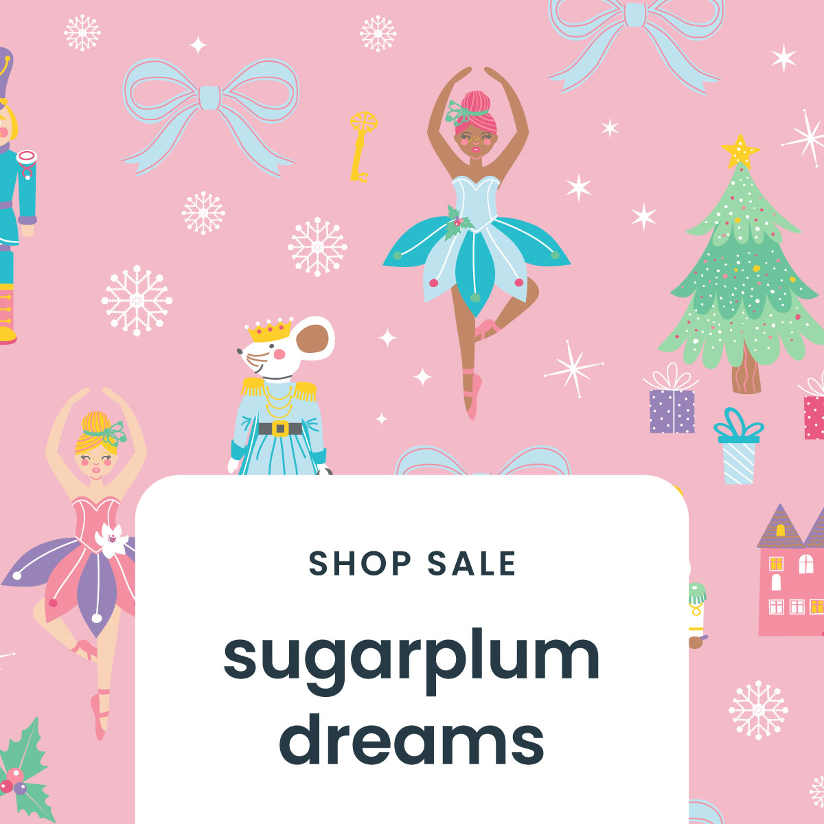 Sugarplum Dreams Christmas Apparel & PJ Print - Shop Now